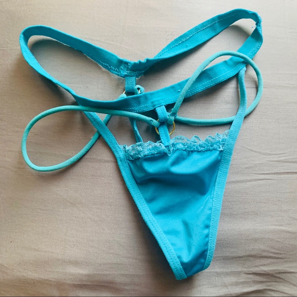 Sexy Kink Micro Panties Cross Bandage Women High Waist Seamless Thong